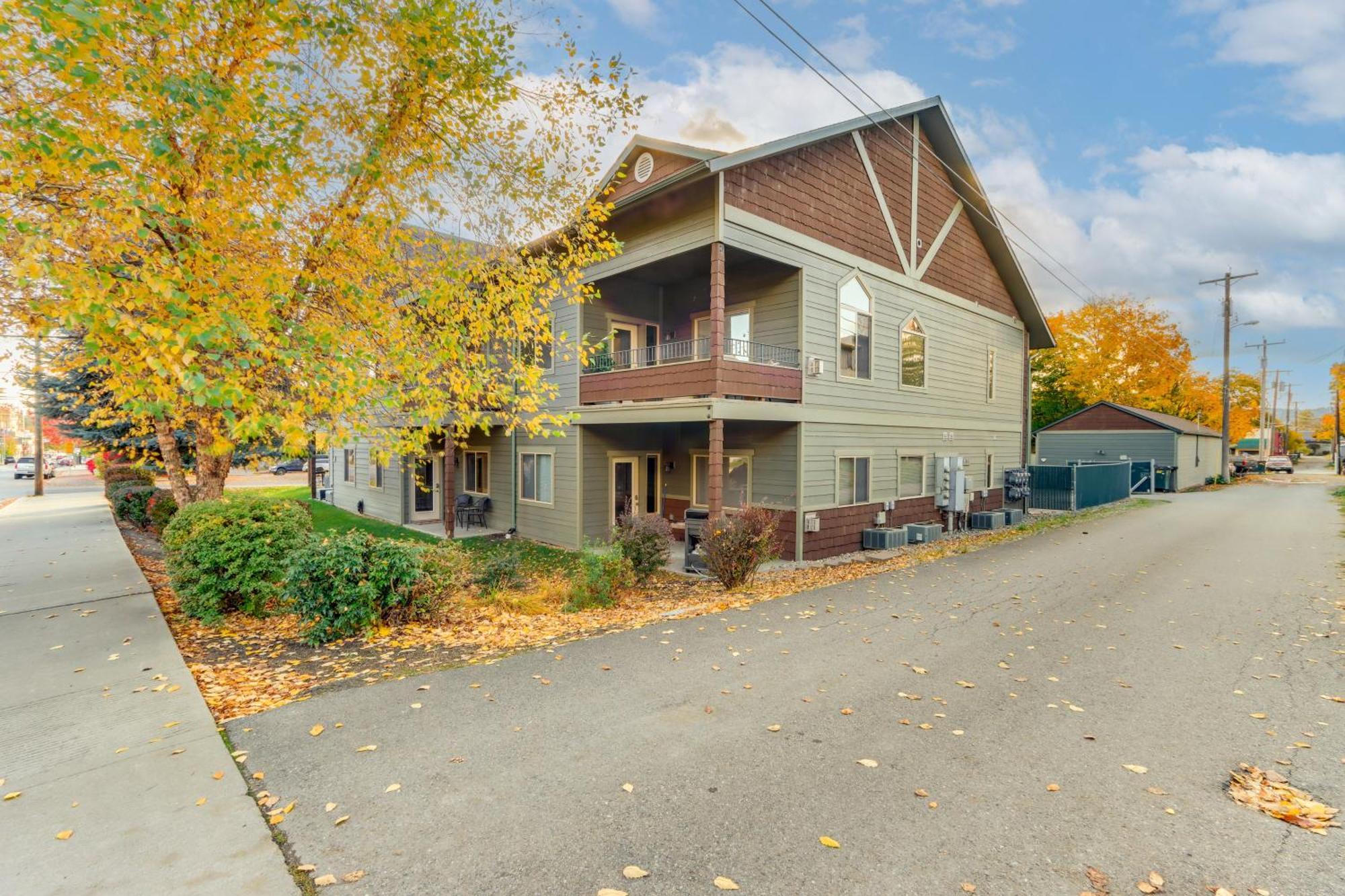 Modern Coeur Dalene Getaway Condo Walk Downtown! Coeur d'Alene Zewnętrze zdjęcie