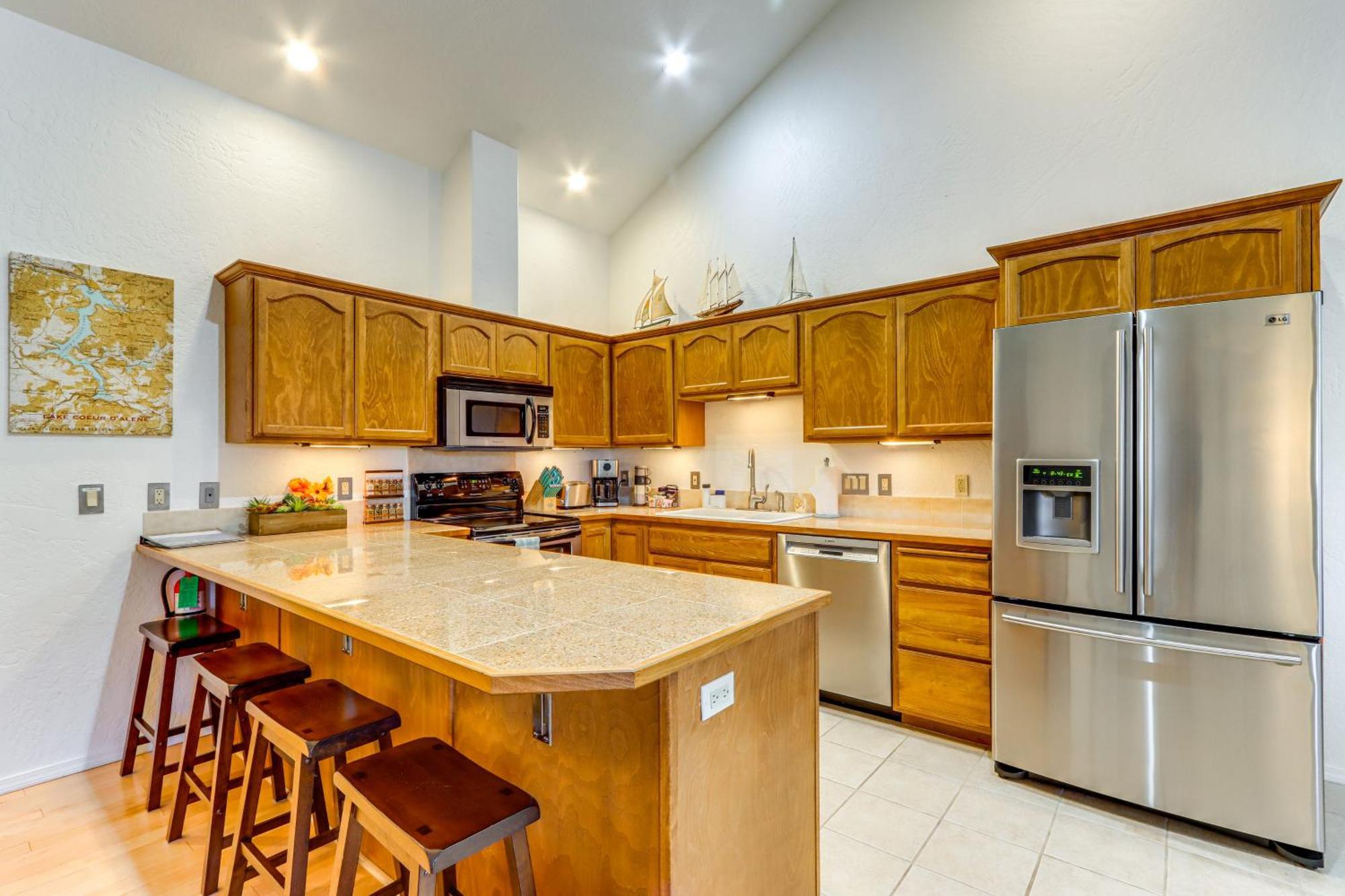 Modern Coeur Dalene Getaway Condo Walk Downtown! Coeur d'Alene Zewnętrze zdjęcie